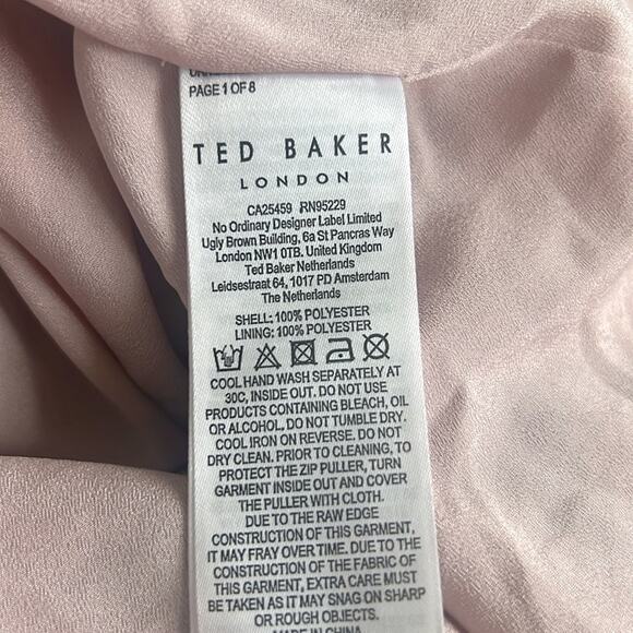 Ted Baker London Flower Dress Size 3 US 8 - Picture 5 of 8